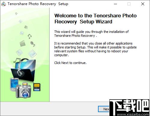 Tenorshare Photo Recovery下载,图片恢复,音频恢复,视频恢复