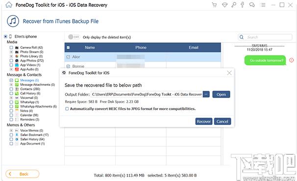 FoneDog Toolkit for iOS下载,iOS数据恢复